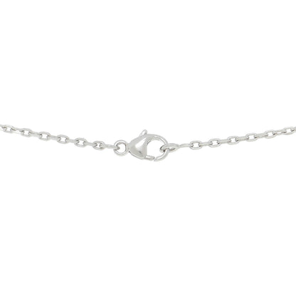 Hermes Lacquered Palladium Mini Pop H Pendant Necklace Bleu Zephyr 5 of 7