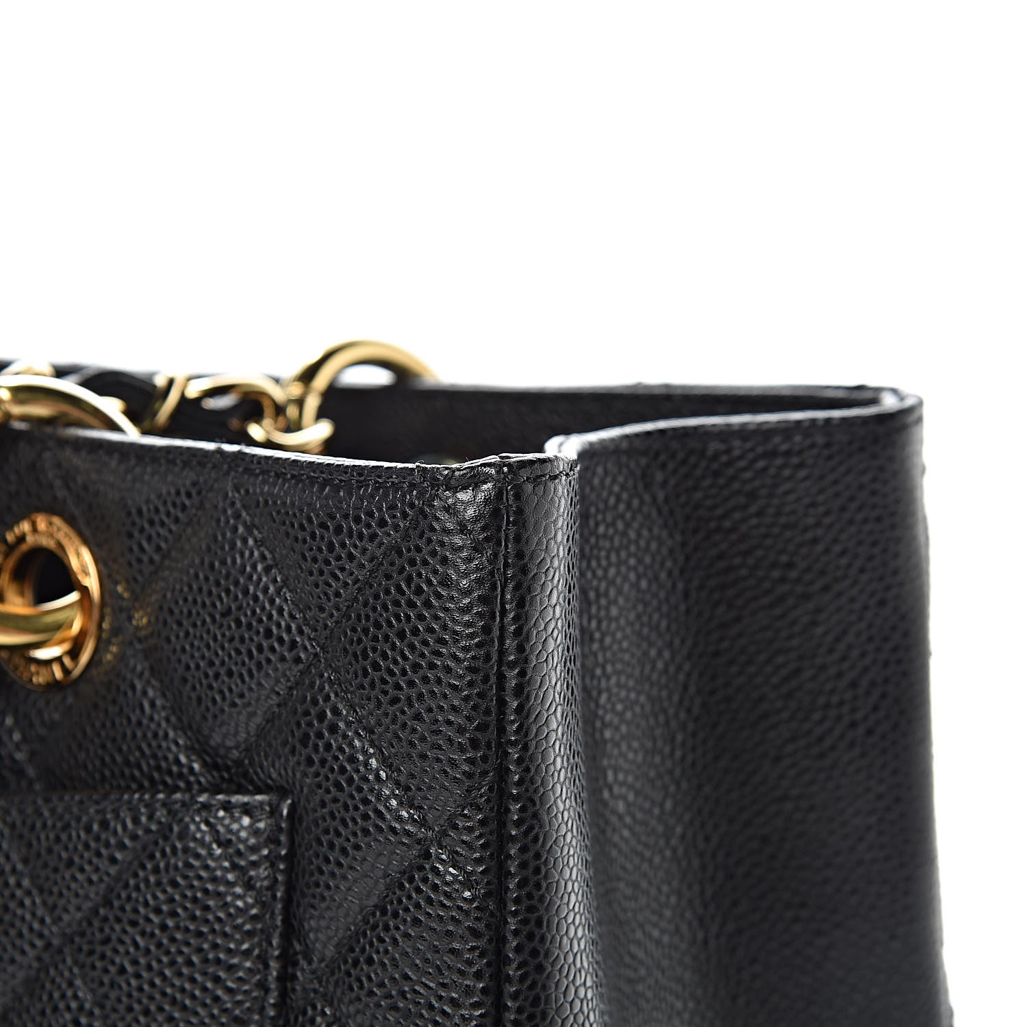 Chanel Caviar Quilted Grand Shopping Tote GST Black 11 of 19