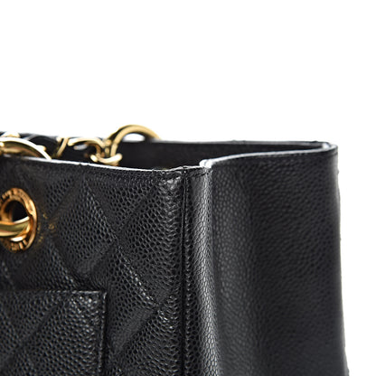 Chanel Caviar Quilted Grand Shopping Tote GST Black 11 of 19