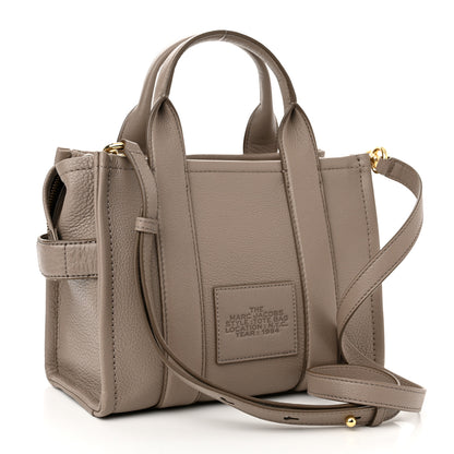 Marc Jacobs Grained Calfskin Small The Tote Bag Taupe 2 of 11
