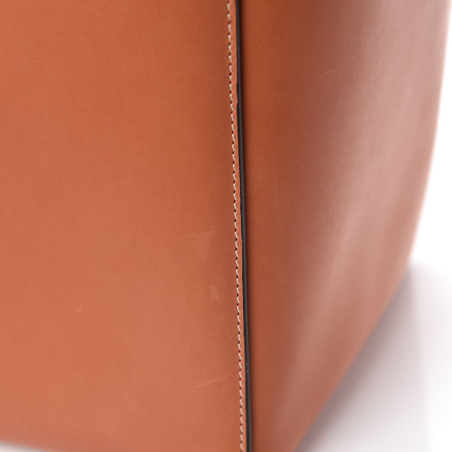 Celine Natural Calfskin Sangle Bucket Bag Terracotta 9 of 11
