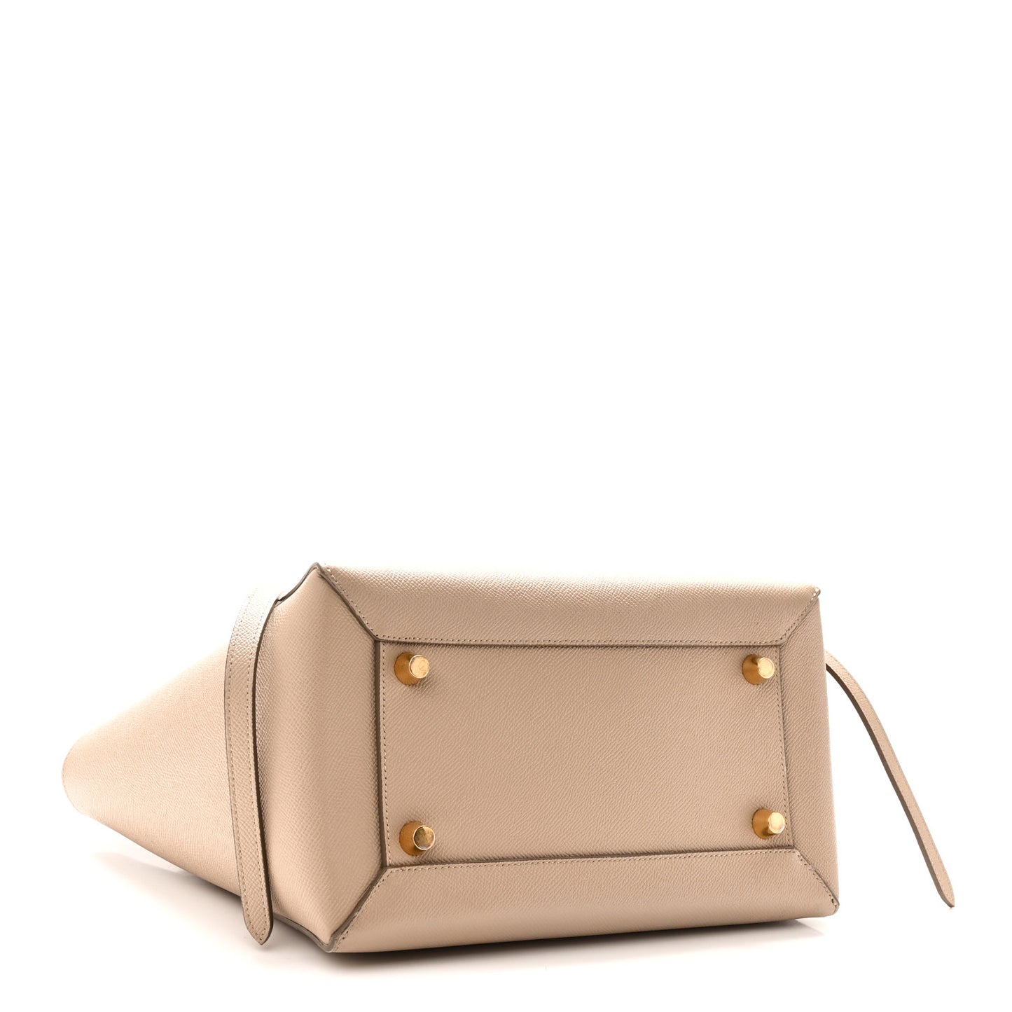 Grained Calfskin Mini Belt Bag Light Taupe