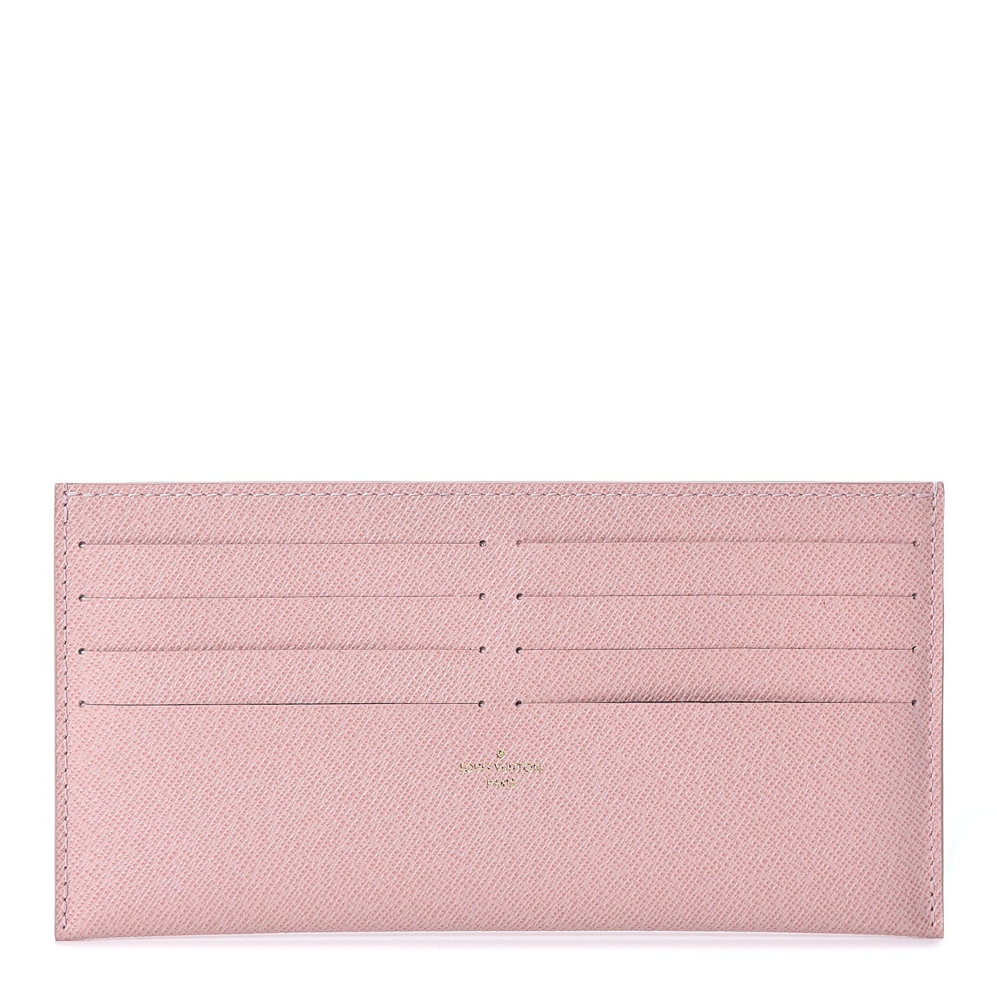 Calfskin Felicie Card Holder Insert Rose Ballerine