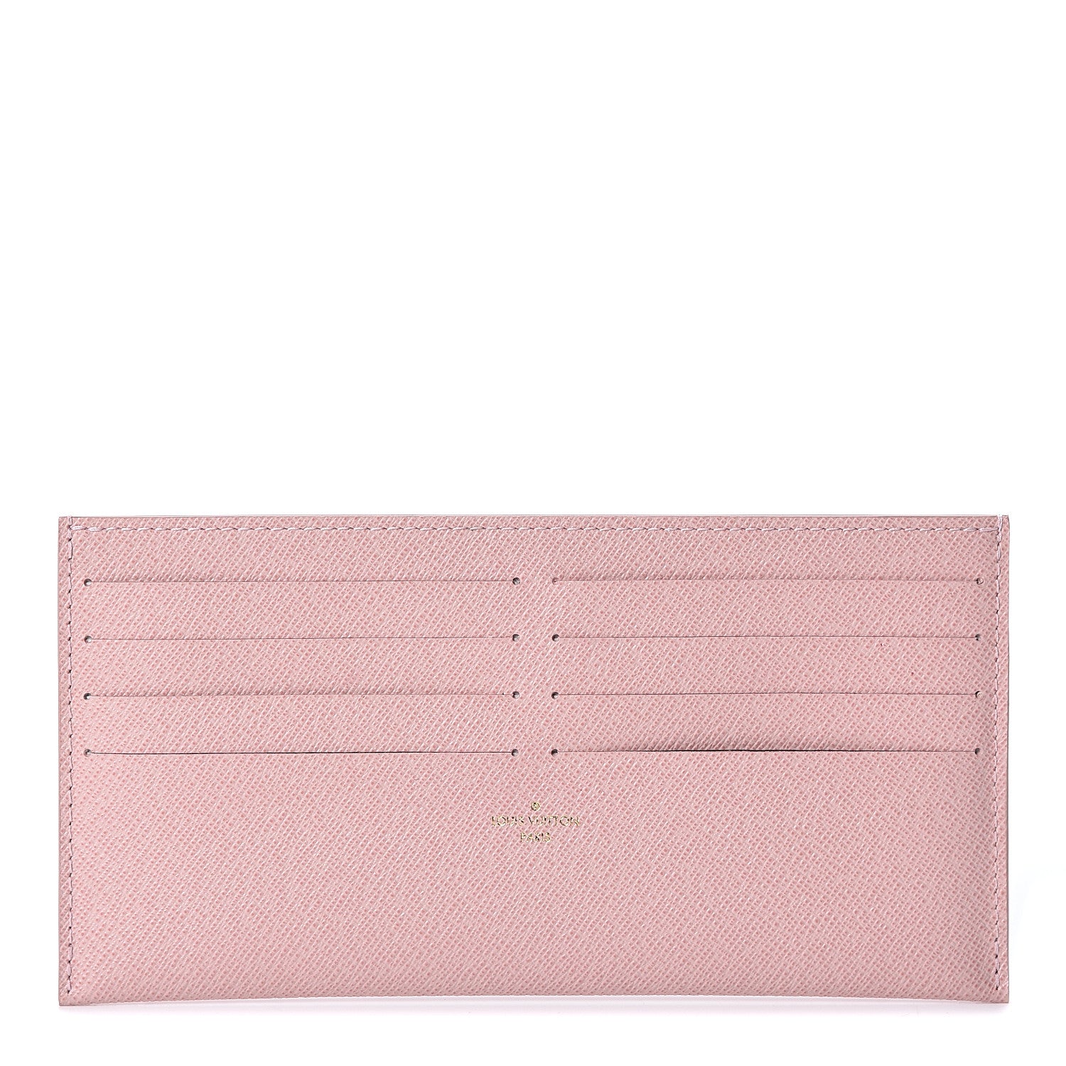 Louis Vuitton Calfskin Felicie Card Holder Insert Rose Ballerine 1 of 8