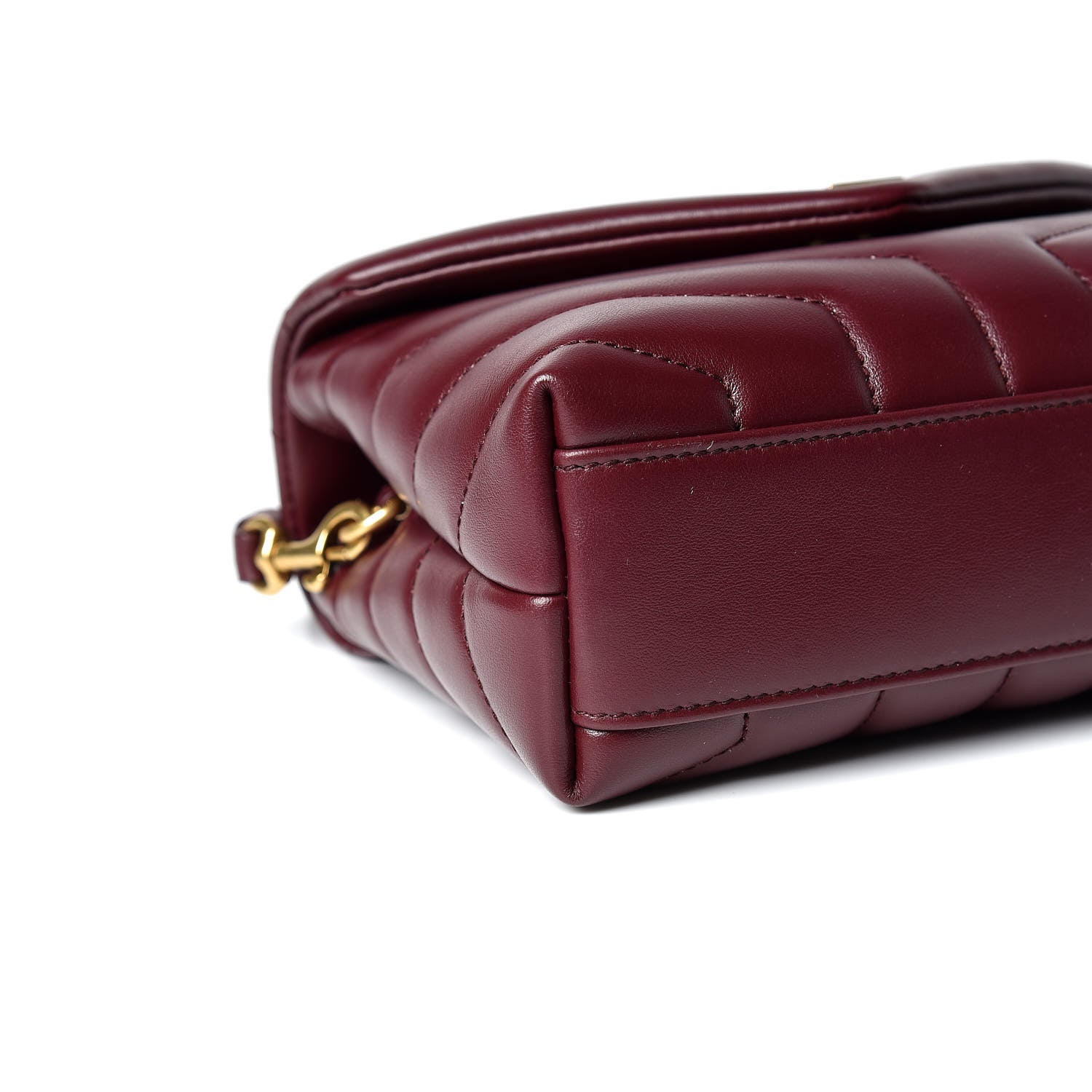 Saint Laurent Calfskin Y Quilted Monogram Toy Loulou Monogram Crossbody Bag Rouge Legion 5 of 11