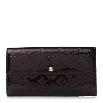 Louis Vuitton Vernis Sarah Wallet Amarante 1 of 9