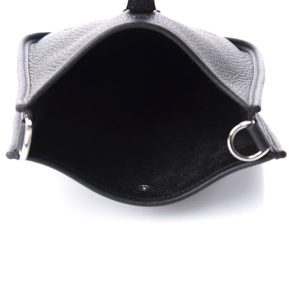 Hermes Taurillon Clemence Evelyne TPM Black 5 of 10