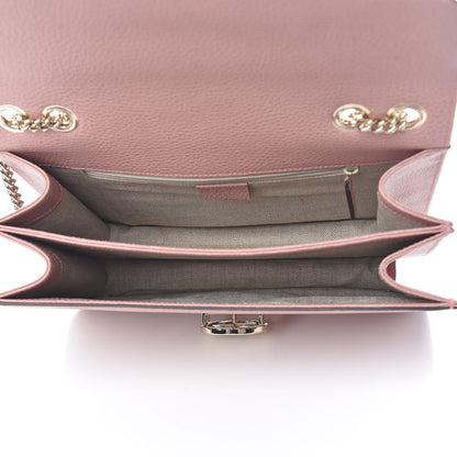 Gucci Dollar Calfskin Interlocking G Shoulder Bag Soft Pink 5 of 10