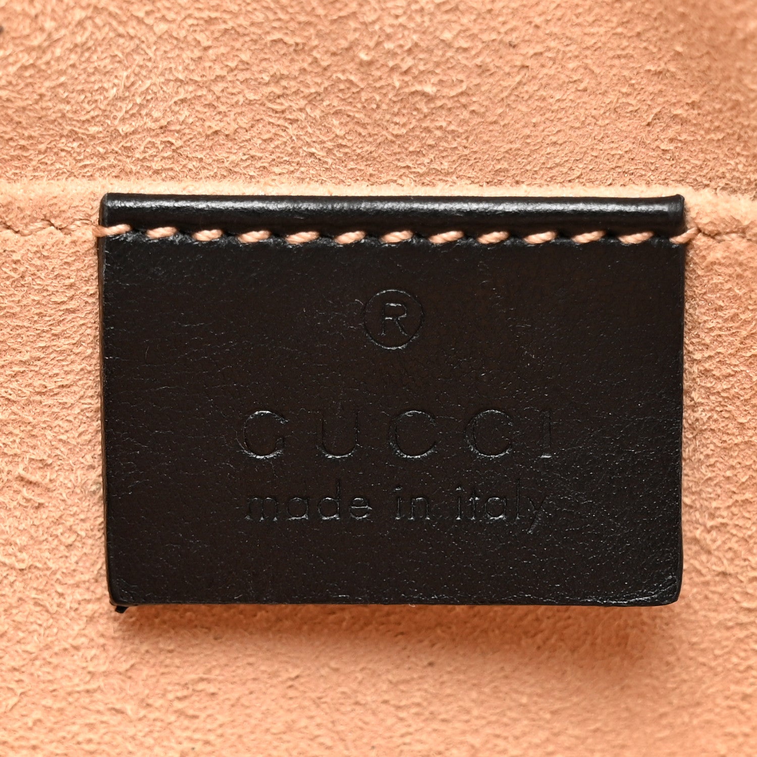 Gucci Calfskin Matelasse Small GG Marmont Chain Shoulder Bag Black 6 of 14