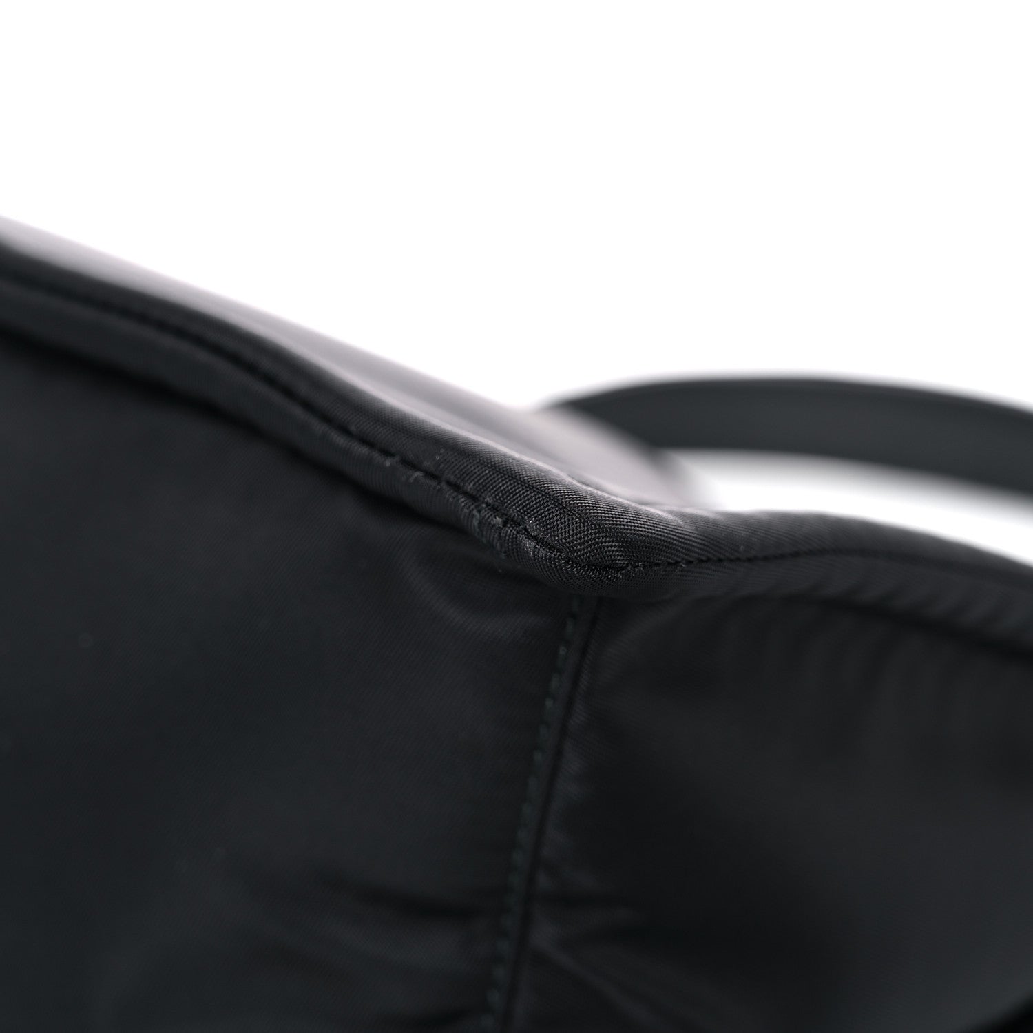 Prada Tessuto Nylon Padded Chain Shoulder Bag Black 5 of 12