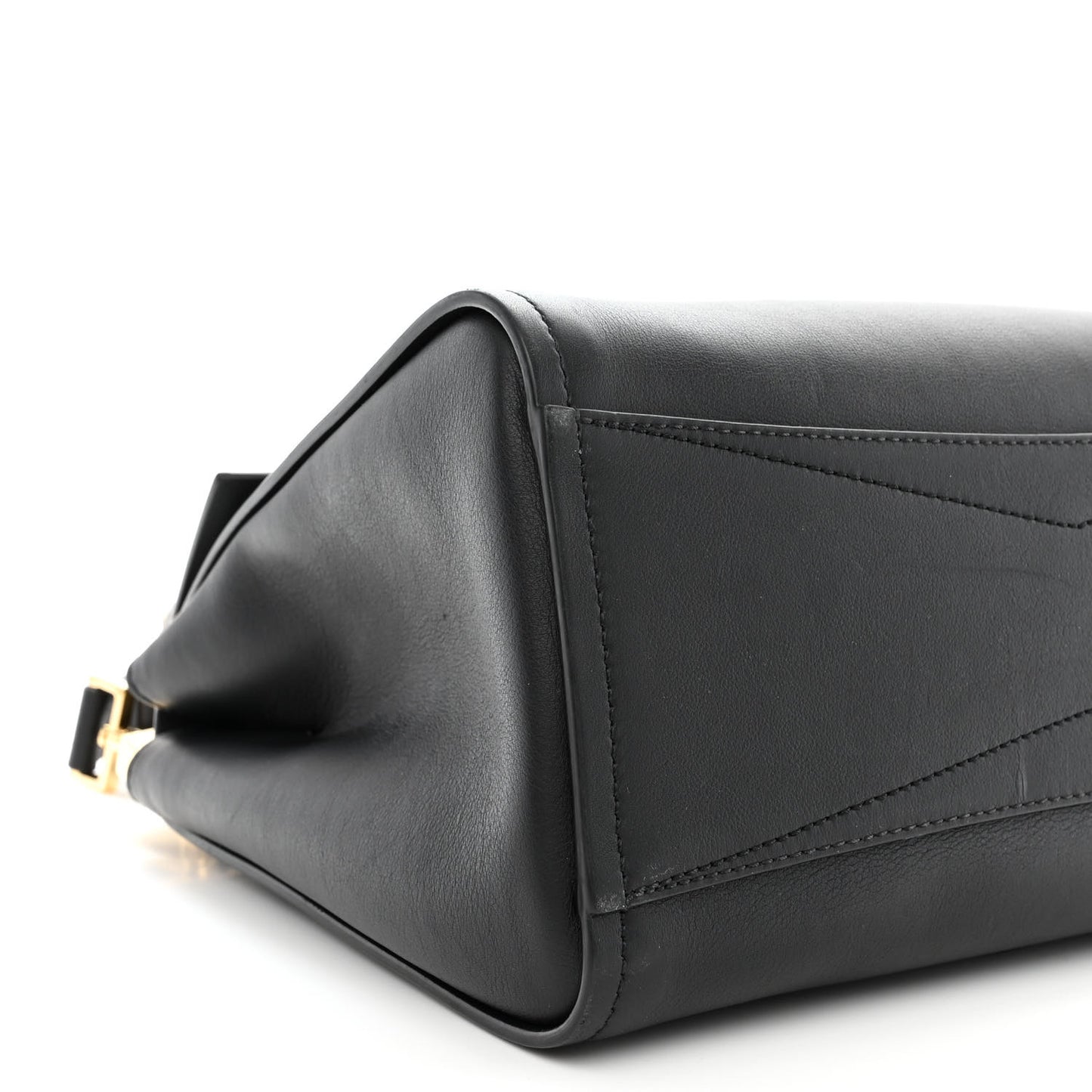 Calfskin Small Mystic Shoulder Bag Black