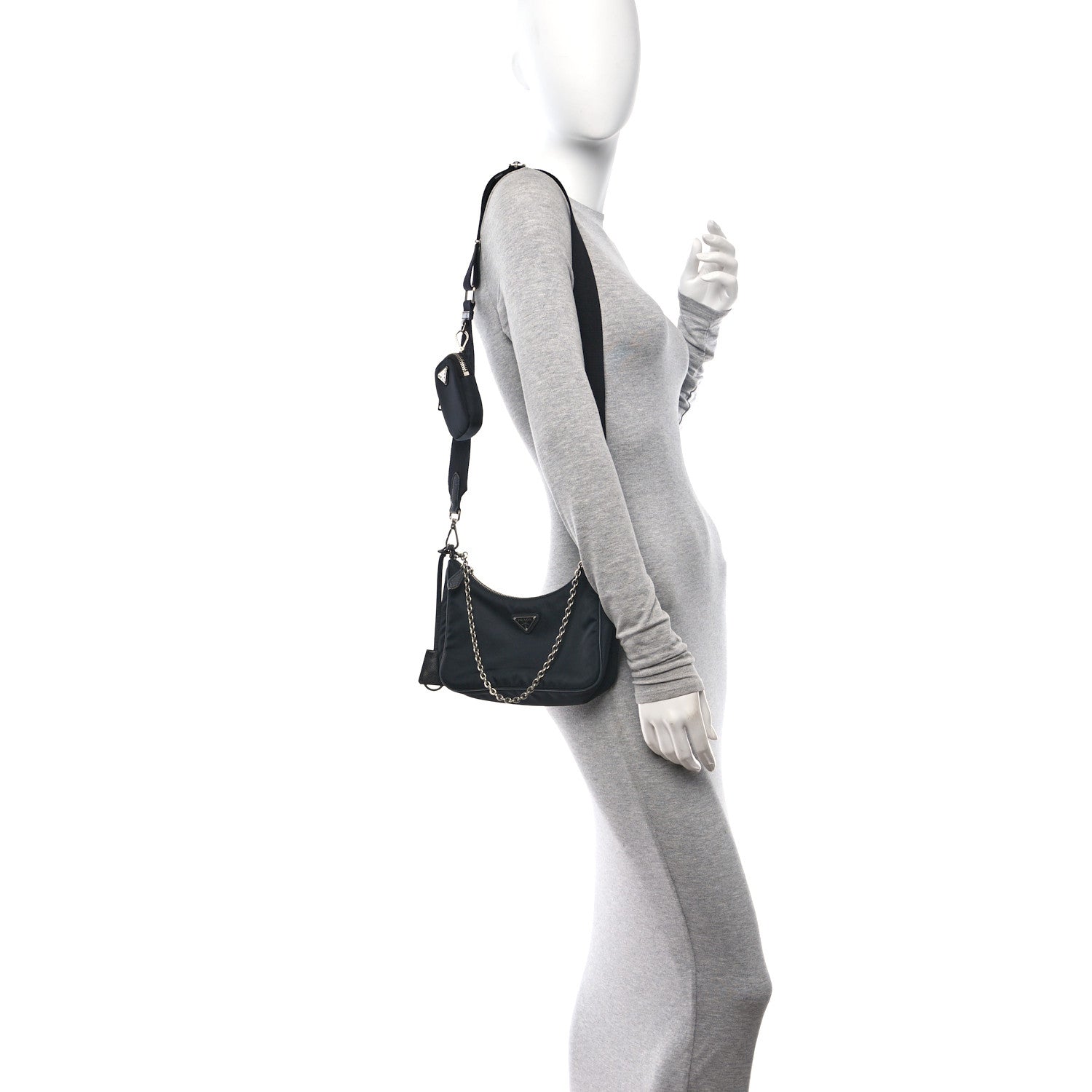 Prada Nylon Re-Edition 2005 Shoulder Bag Black 1 of 13