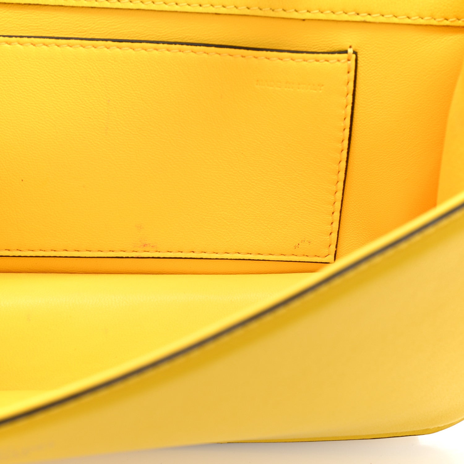 Valentino Garavani Calfskin Vlogo Loco Shoulder Bag Bright Lemon 11 of 14