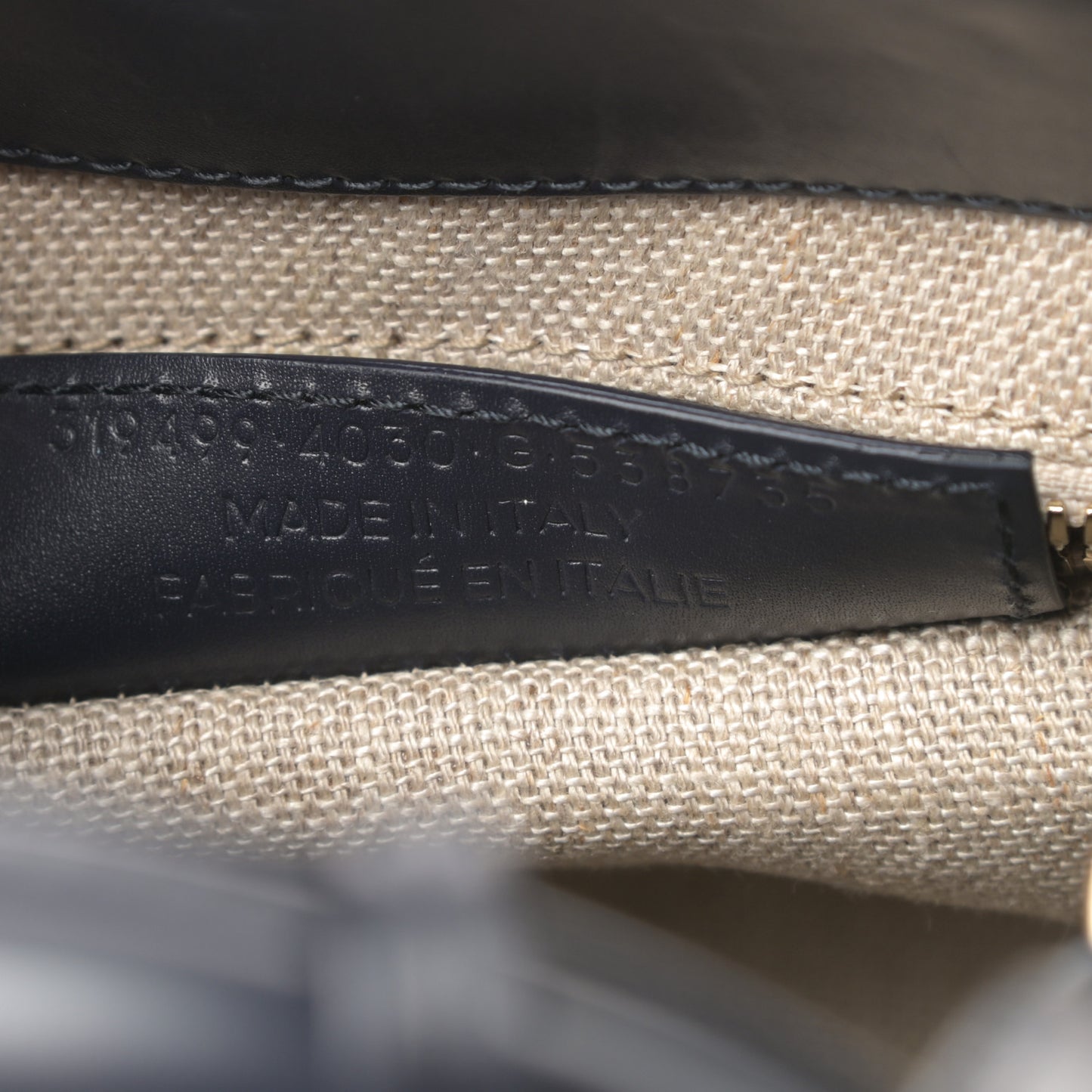 Calfskin Padlock Mini All Afternoon Tote Bleu Nuit