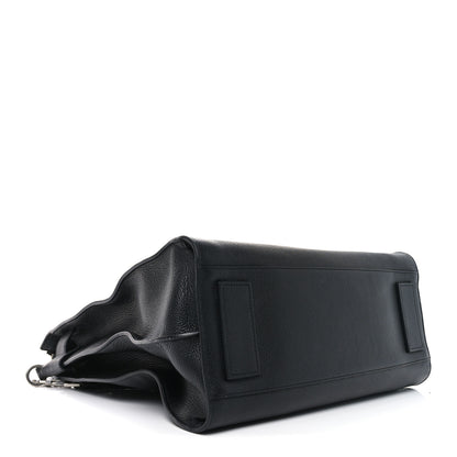 Saint Laurent Grained Calfskin Sac De Jour Souple North South Tote Black 4 of 9