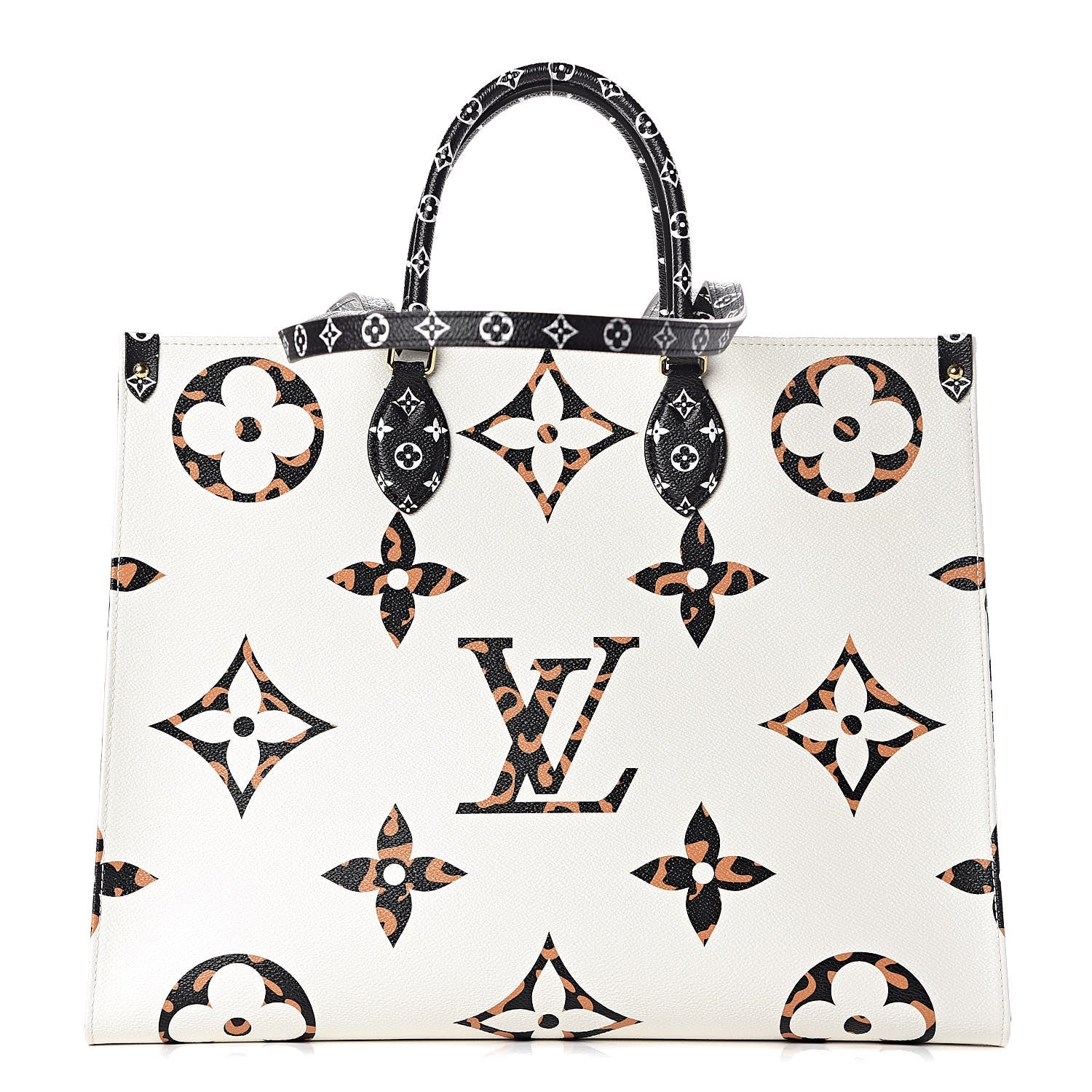 Louis Vuitton Monogram Giant Jungle Onthego GM Ivory 1 of 10
