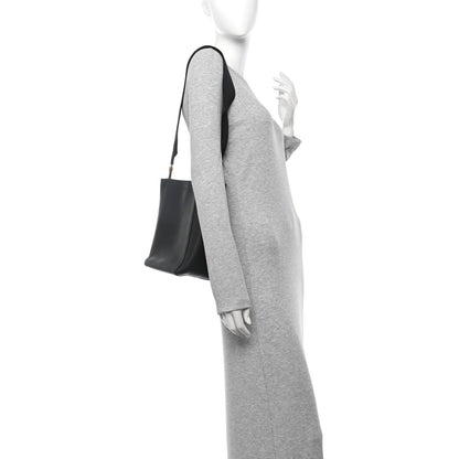 Celine Soft Grained Calfskin Small Sangle Bucket Bag Black 2 of 9