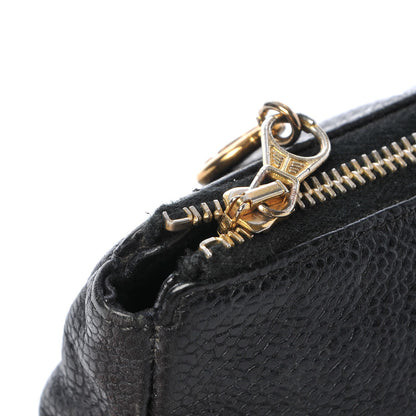 Chanel Caviar Timeless CC Cosmetic Pouch Black 10 of 10