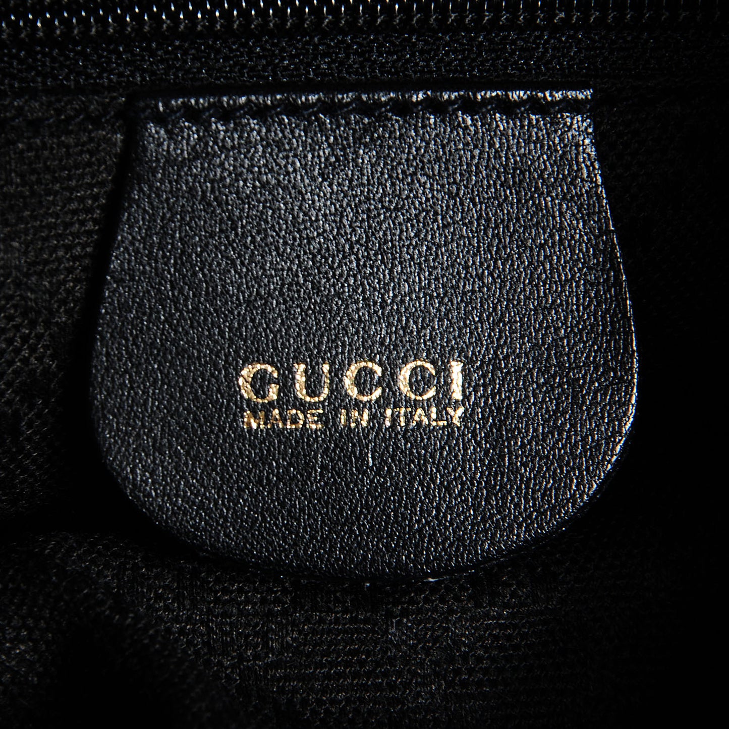 Leather Bamboo Backpack Black