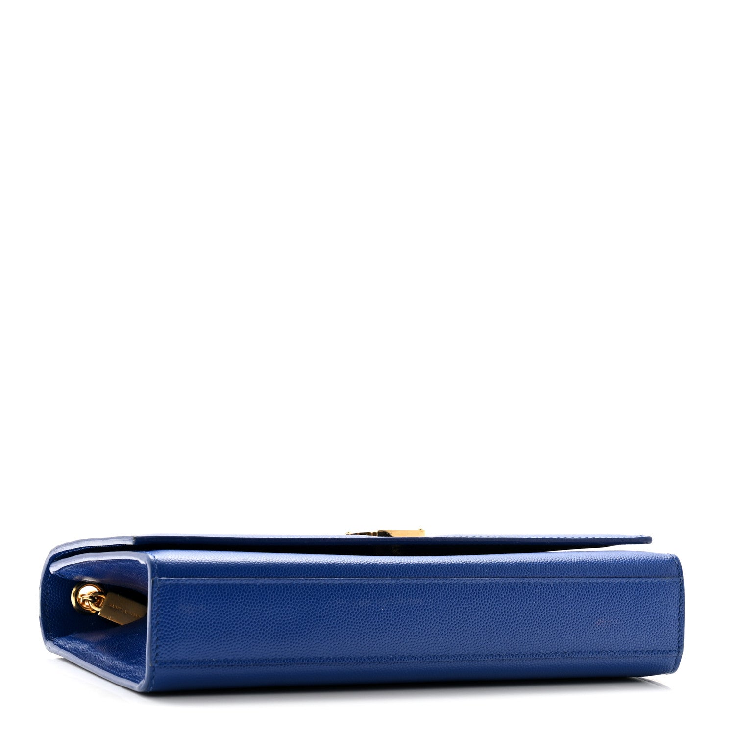 Saint Laurent Grain De Poudre Medium Classic Monogram Kate Satchel Flash Blue 4 of 11