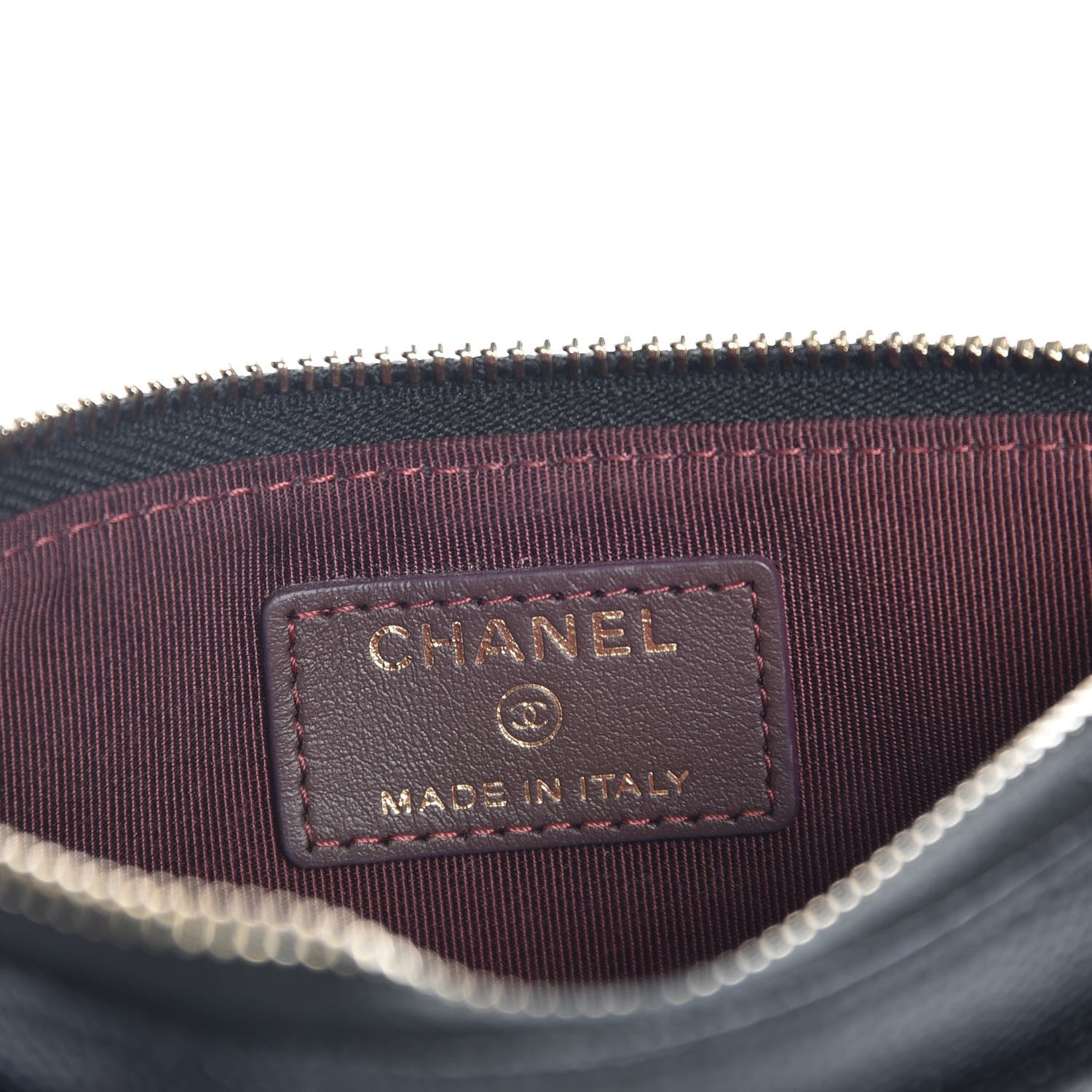 Chanel Caviar Quilted Classic Zip Pouch Black 6 of 8