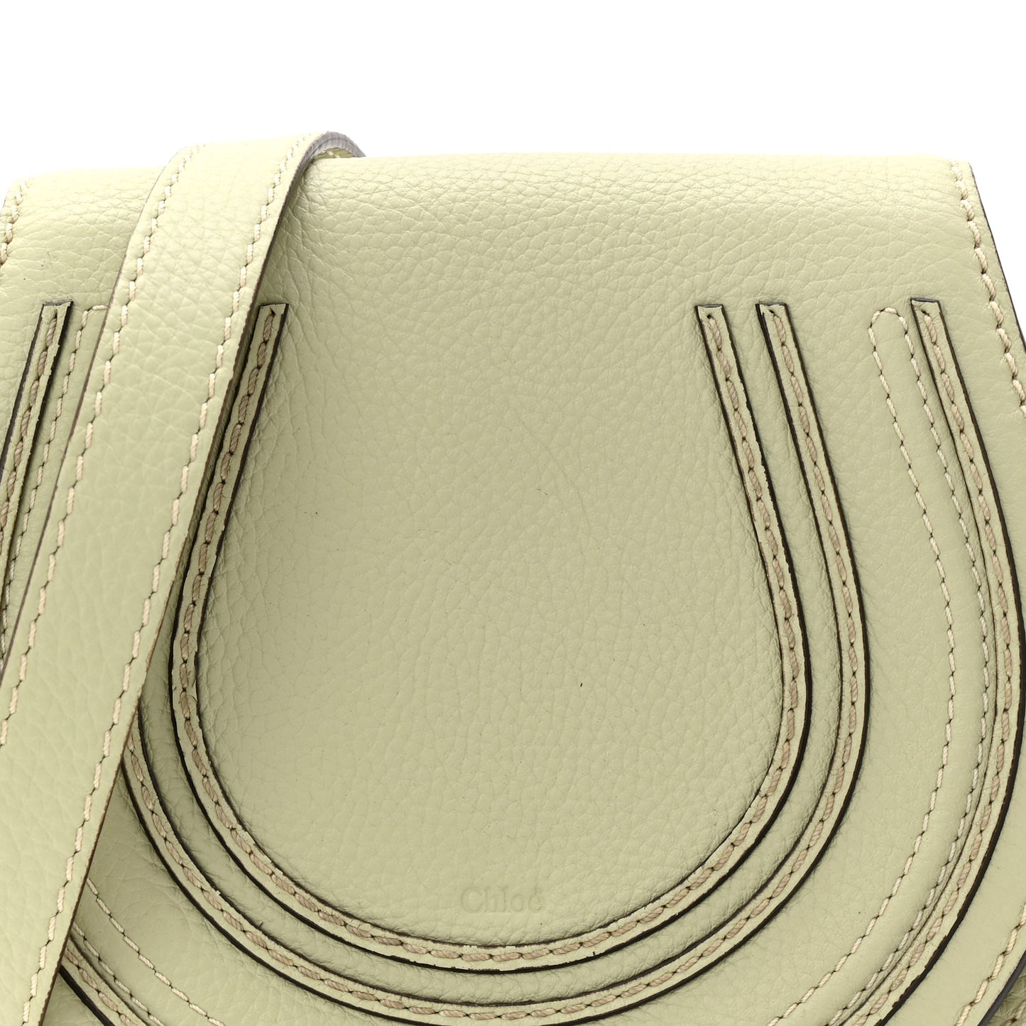 Calfskin Mini Marcie Round Crossbody Bag Light Eucalyptus