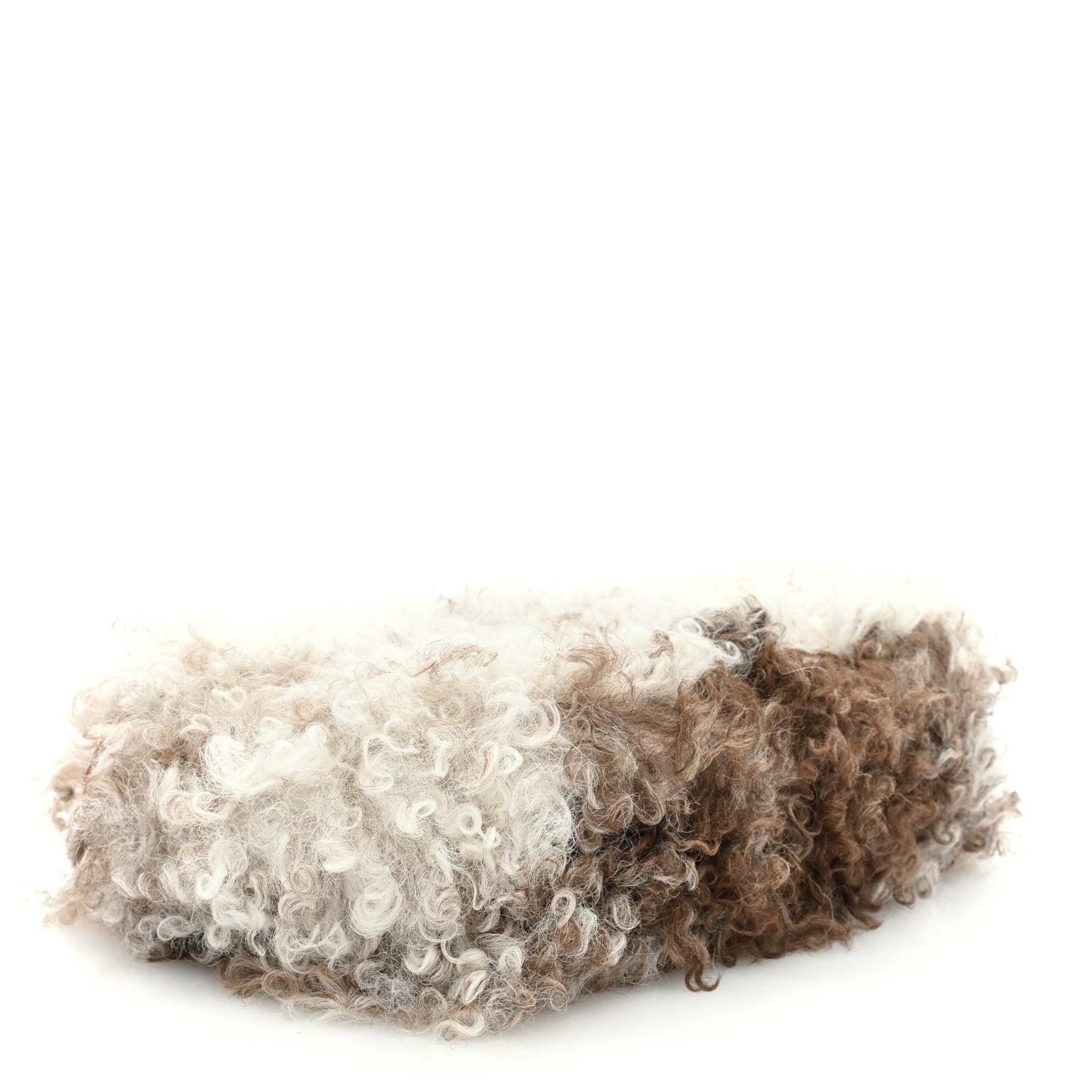 Gucci Shearling Small GG Marmont Shoulder Bag White Beige 4 of 11