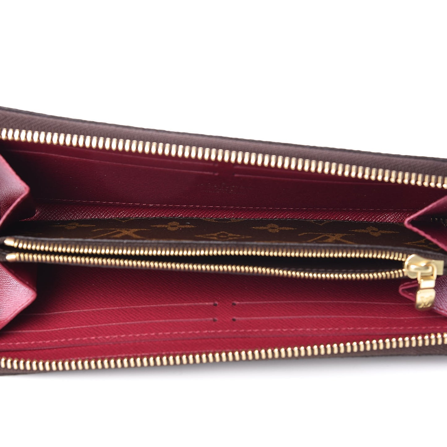 Monogram Clemence Wallet Fuchsia