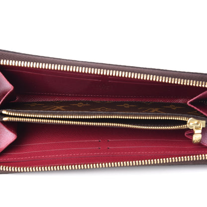 Louis Vuitton Monogram Clemence Wallet Fuchsia 5 of 8