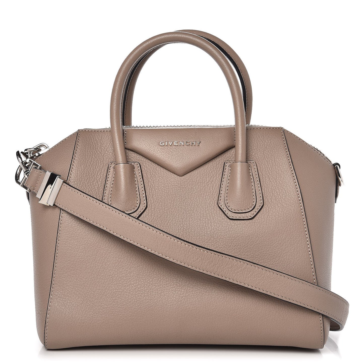 Sugar Goatskin Small Antigona Mastic