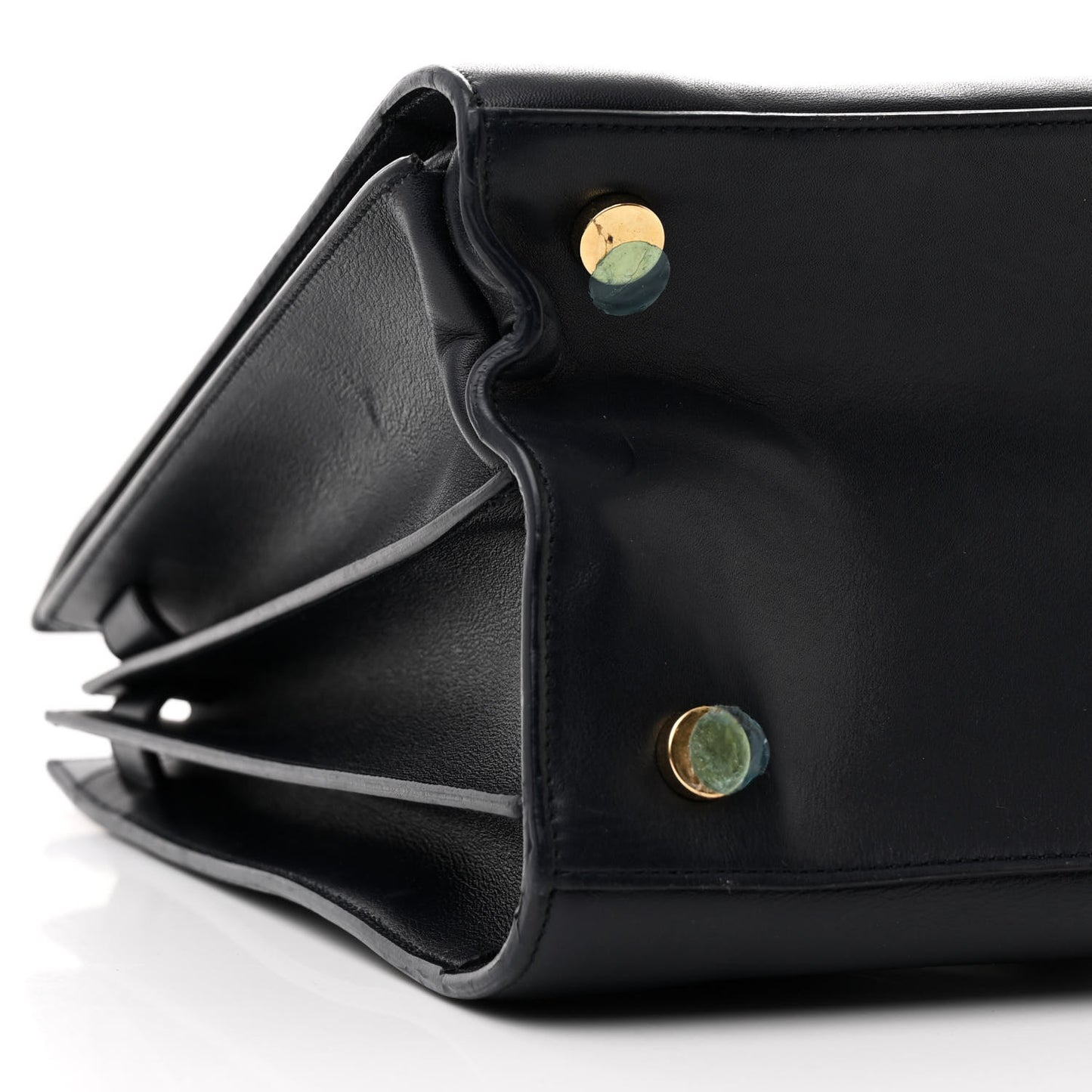 Calfskin Large Sac de Jour Carryall Navy