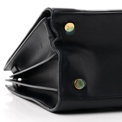 Saint Laurent Calfskin Large Sac de Jour Carryall Navy 10 of 12