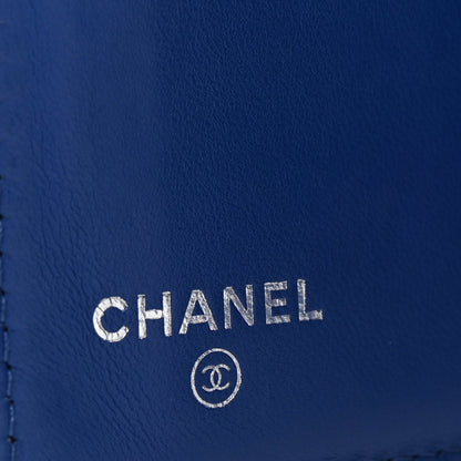 Chanel Lambskin Quilted Medium Flap Wallet Royal Blue 6 of 9