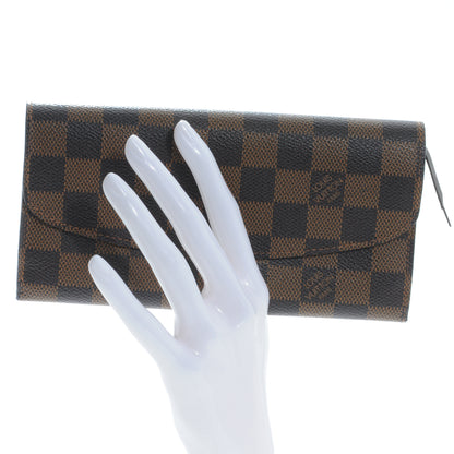 Louis Vuitton Damier Ebene Emilie Wallet 2 of 7