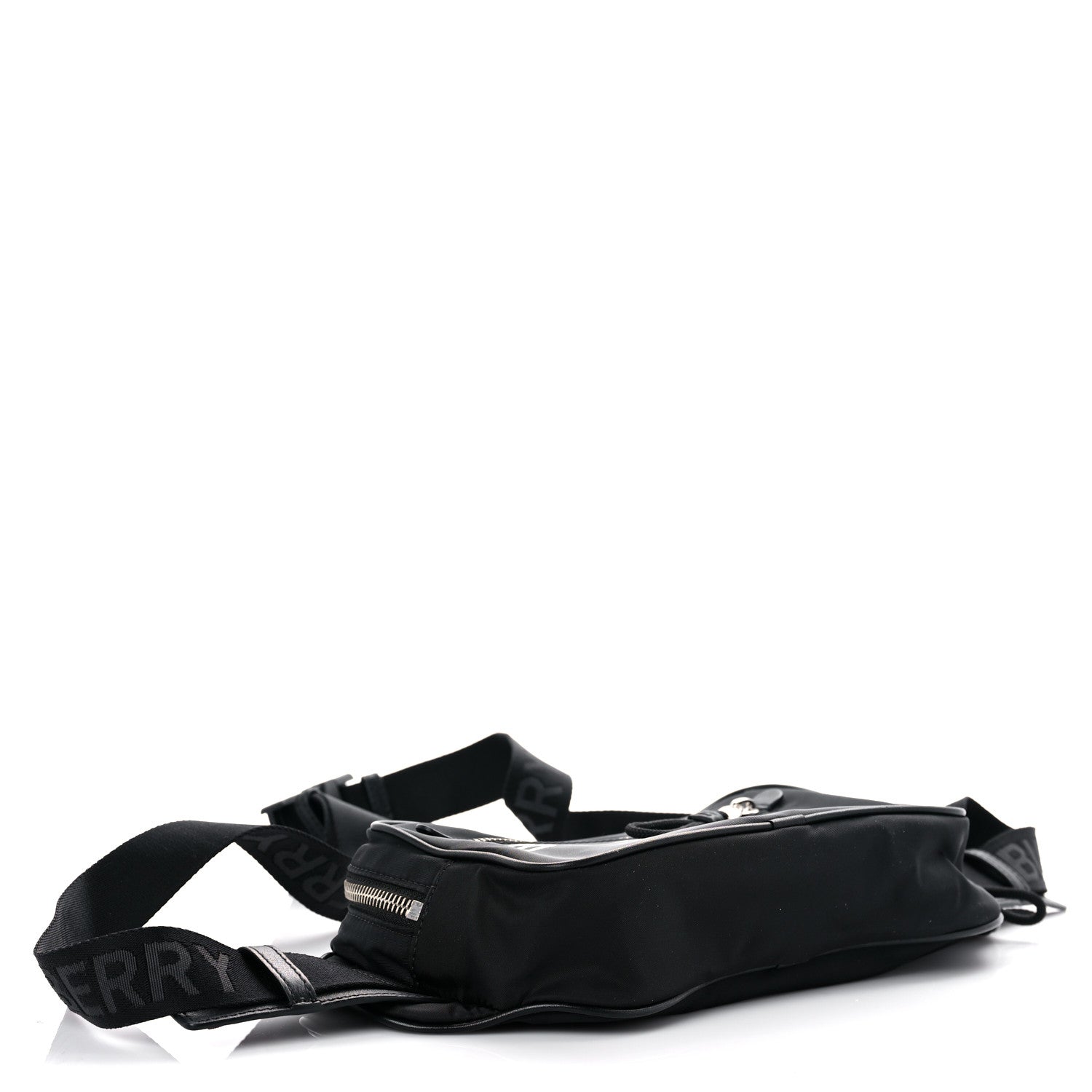 Burberry Econyl Logo Print Bum Bag Black 4 of 10