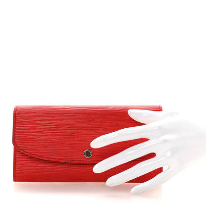 Louis Vuitton Epi Emilie Wallet Coquelicot 2 of 7