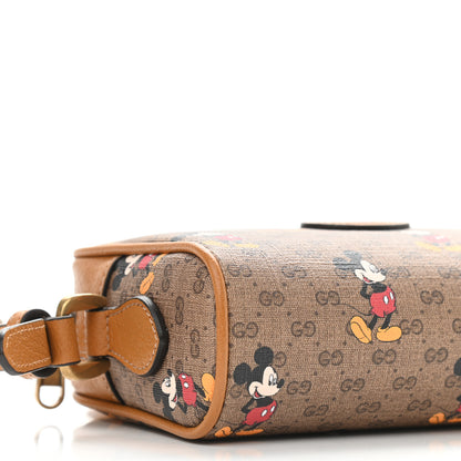 Gucci X DISNEY Mini Vintage GG Supreme Monogram Mickey Mouse Shoulder Bag Beige Vintage Sun Oil 8 of 9