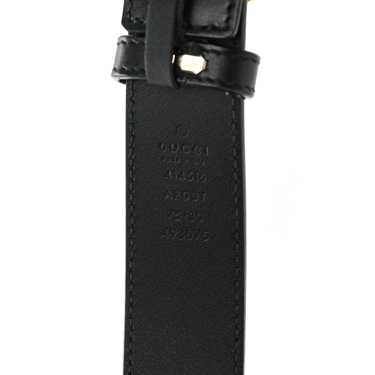Gucci Calfskin Double G 30mm Belt 75 30 Black 5 of 8