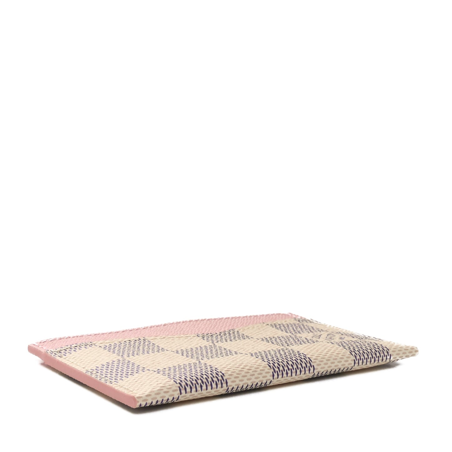 Damier Azur Daily Card Holder Rose Ballerine