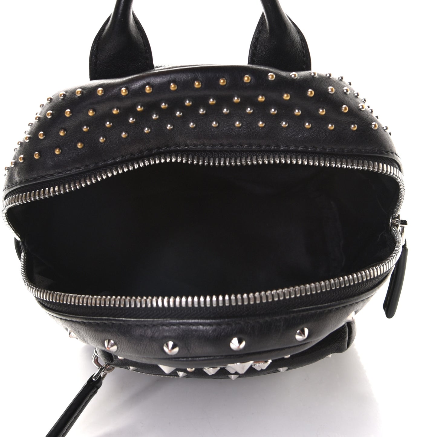 Calfskin Stud X-Mini Stark Bebe Boo Backpack Black