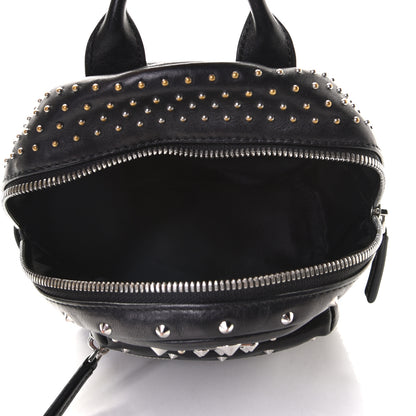 MCM Calfskin Stud X-Mini Stark Bebe Boo Backpack Black 4 of 6