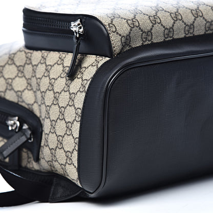Gucci GG Supreme Monogram Medium Backpack Black 8 of 10