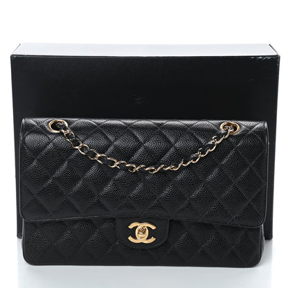 Chanel Caviar Quilted Medium Double Flap Black 13 of 13