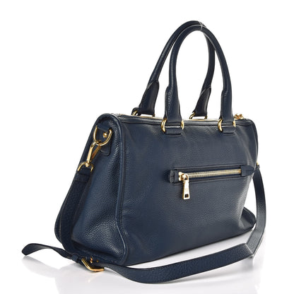 Prada Vitello Daino Bauletto Bleuette 4 of 8