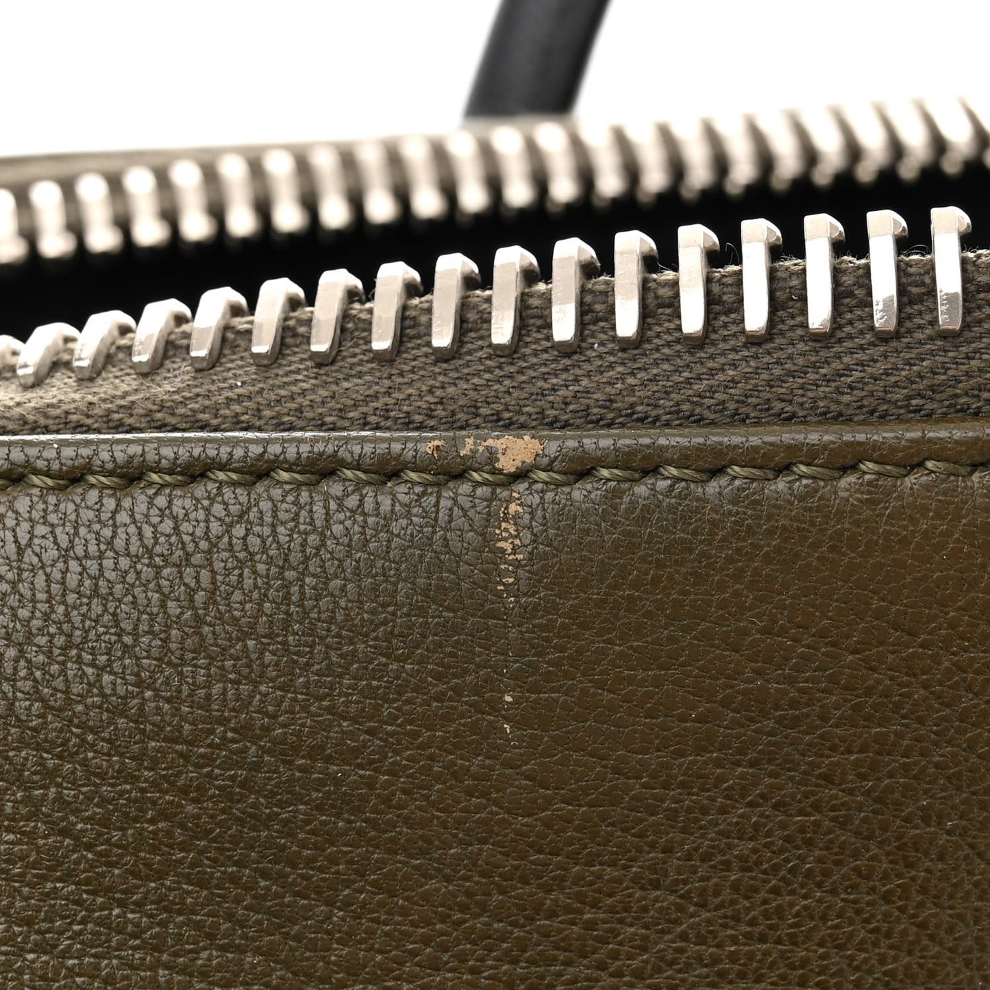 Sugar Goatskin Medium Tri-Color Antigona Khaki Black