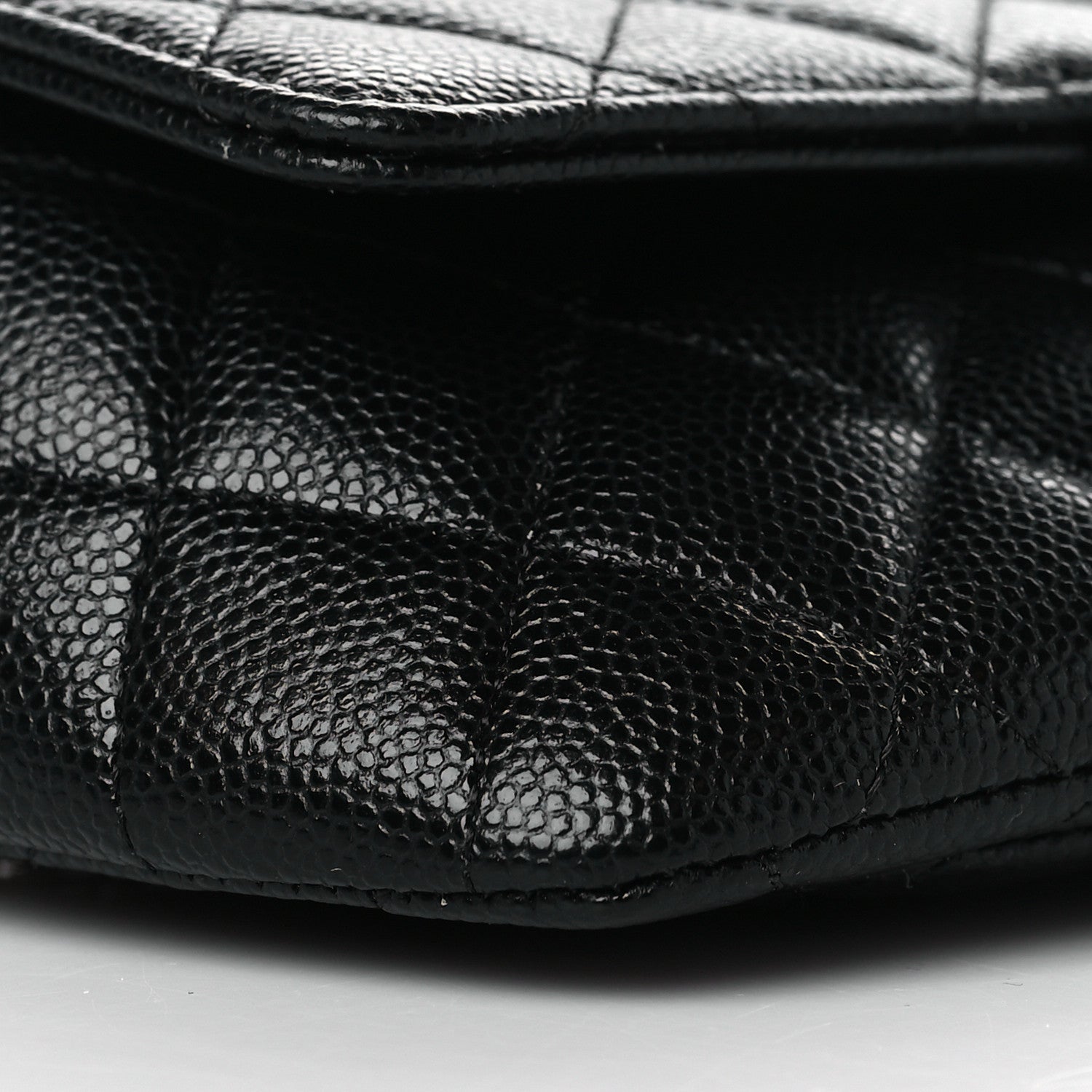 Chanel Caviar Quilted Glasses Case With Chain Black 10 of 12