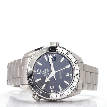Omega Stainless Steel 43mm Seamaster Planet Ocean GMT Automatic Watch Black 215.30.44.22.01.001 2 of 5