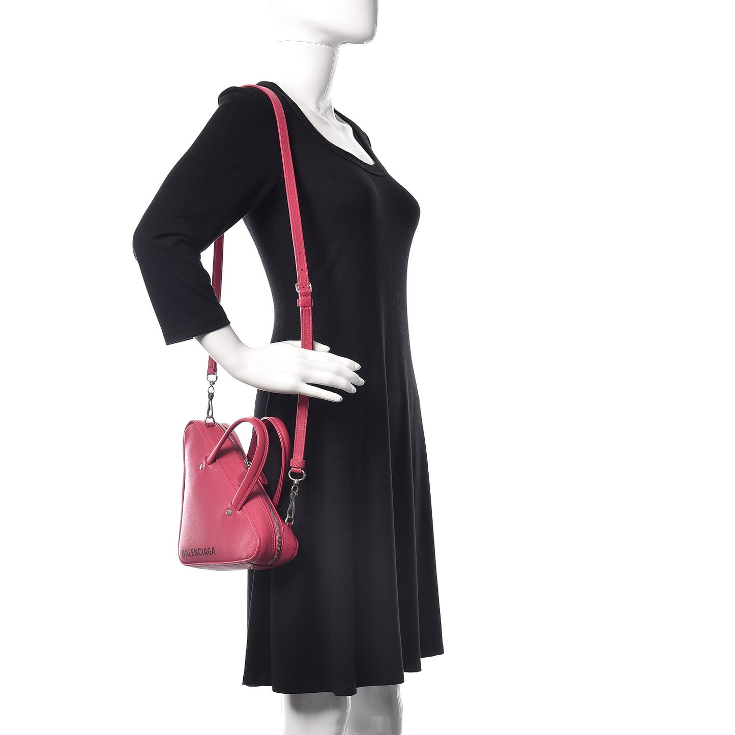 Calfskin XS Triangle Duffle Pink