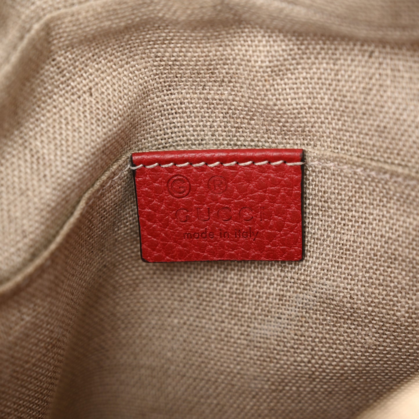 Monogram Mini Bree Messenger Bag Red