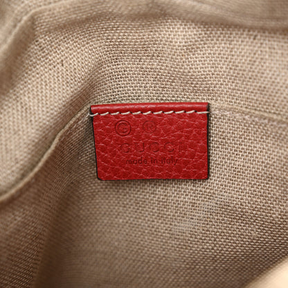 Gucci Monogram Mini Bree Messenger Bag Red 6 of 11